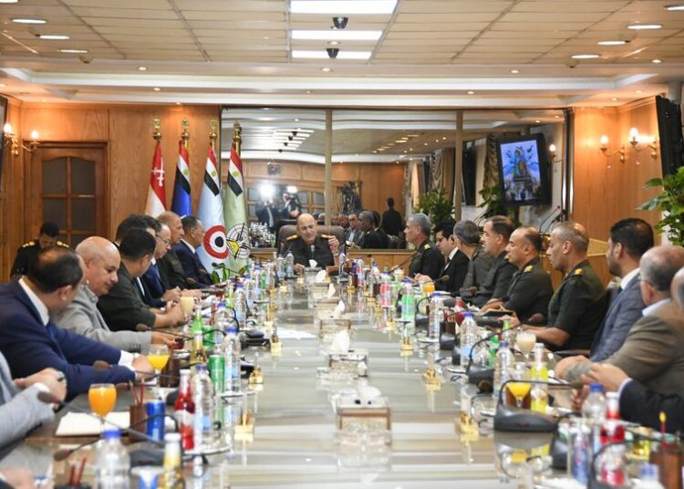 Armed Forces keen on following up progress in Decent Life Initiative projects - chief of staff 1 - Egyptian Gazette