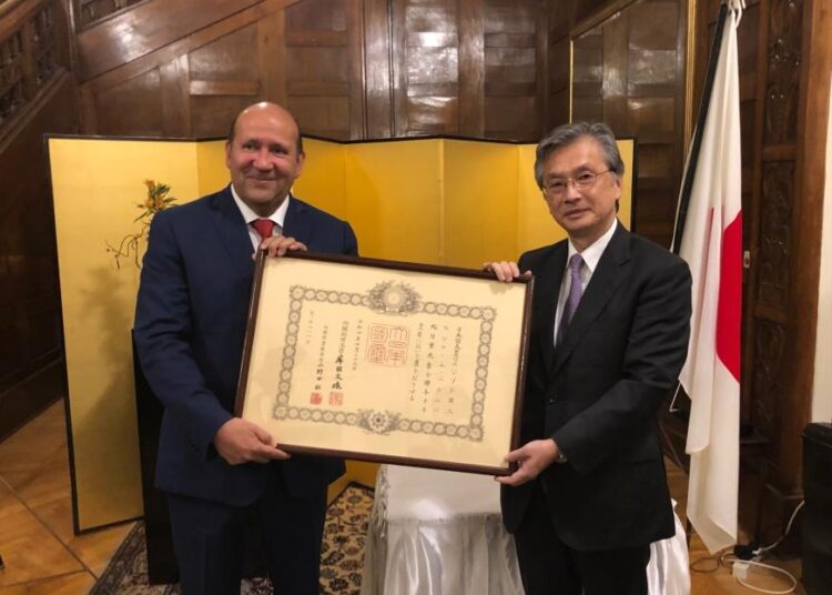 Diplomat honoured for bringing Japan, Egypt, Middle East together 1 - Egyptian Gazette