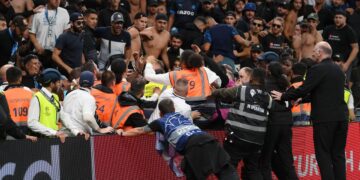 Marseille fined for crowd trouble at Tottenham