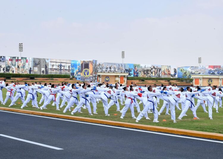 President Sisi witnesses graduation ceremony of police cadets 2 - Egyptian Gazette President Sisi witnesses graduation ceremony of police cadets 1 - Egyptian Gazette