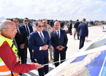Sisi urges private sector to contribute to magnifying added value of black sand project