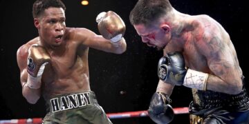 Devin Haney retains lightweight title