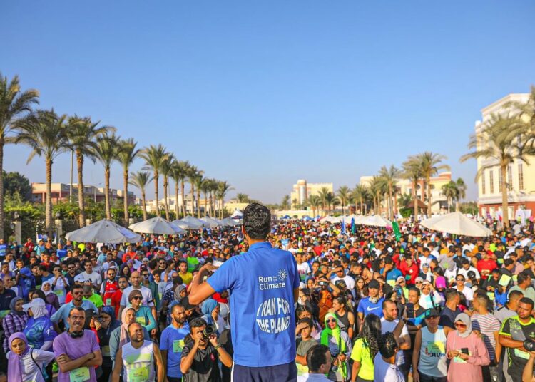 BUE launches largest marathon for climate ahead of COP27 2 - Egyptian Gazette BUE launches largest marathon for climate ahead of COP27 1 - Egyptian Gazette