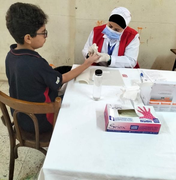 Grade 7 students screened for hepatitis C