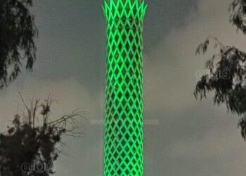 Health ministry lights up Cairo Tower green to mark World Mental Health Day