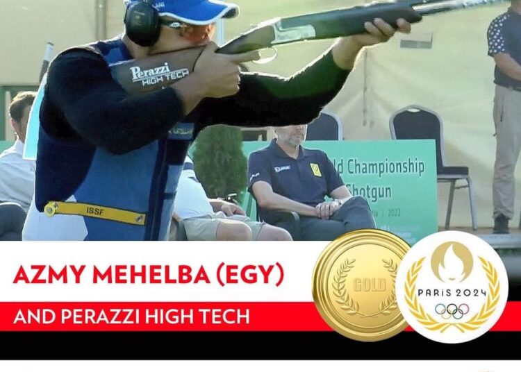 Egypt’s Azmy Mehelba clinched the gold medal in the men's skeet final at the ISSF World Championship Shotgun 2022.