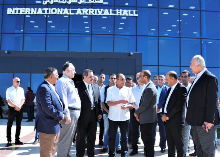 Aviation minister inspects Sphinx International Airport 1 - Egyptian Gazette
