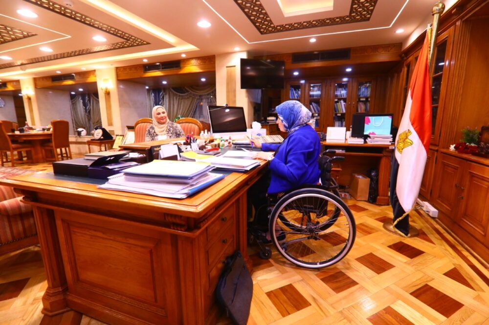 Disabled graduate minister for a day 5 - Egyptian Gazette