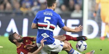 Roma stuns Sampdoria 1-0 in Serie A 1 - Egyptian Gazette Roma stuns Sampdoria 1-0 in Serie A