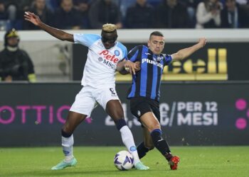 Osimhen powers Napoli to 9th straight Serie A win
