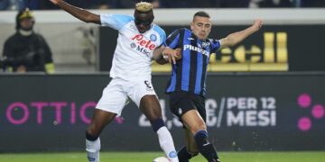 Osimhen powers Napoli to 9th straight Serie A win