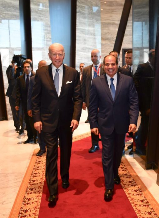 Sisi meets Biden in Sharm 6 - Egyptian Gazette Sisi meets Biden in Sharm 5 - Egyptian Gazette