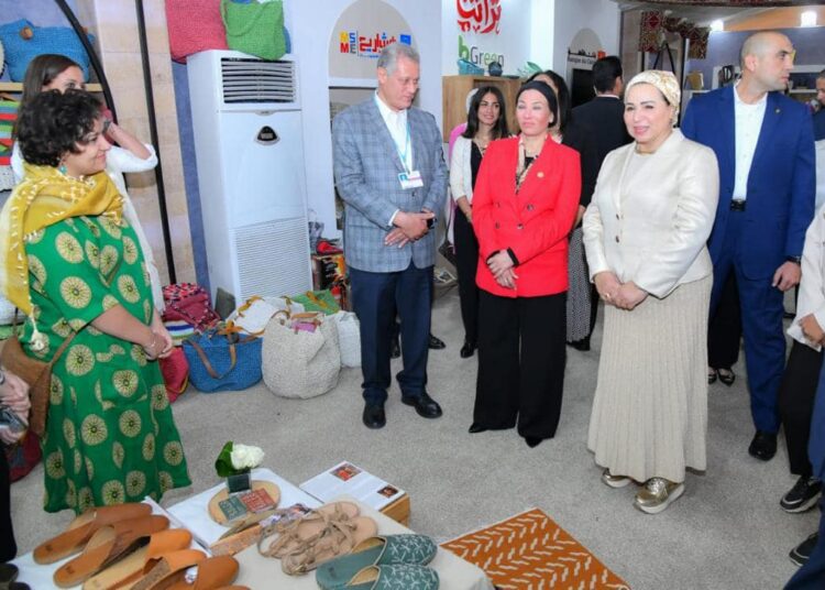 Sisi's spouse commends unprecedented professionalism in organizing Green Zone exhibitions 1 - Egyptian Gazette