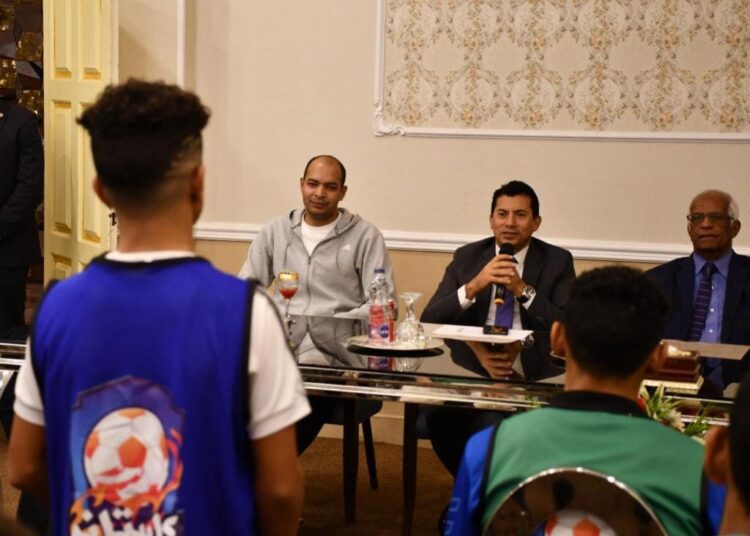 Sports min. meets young talents of 'Capitano Egypt' programme 1 - Egyptian Gazette