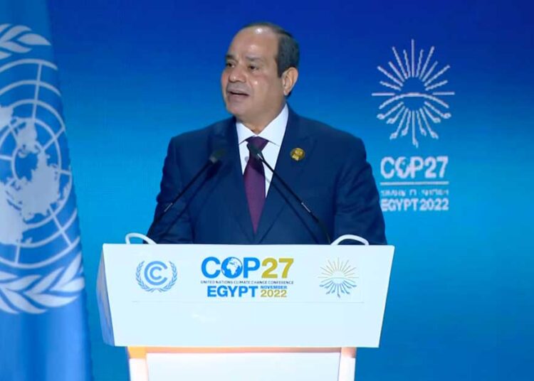President Sisi: World in dire need of confronting adverse impacts of climate change 1 - Egyptian Gazette