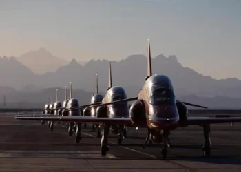 UK’s RED ARROWS arrives in Egypt to take part in Hurghda Air Show 2022