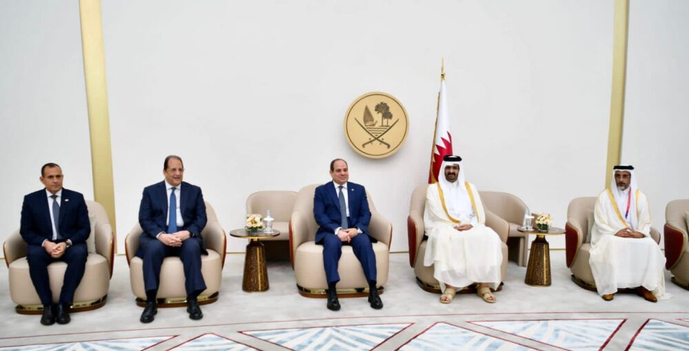 Sisi arrives to Doha for FIFA World Cup 2022 opening 3 - Egyptian Gazette
