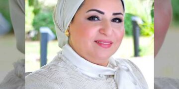 Mrs Entisaar El Sisi welcomes guests  to COP27
