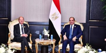 Sisi receives German chancelor in Sharm