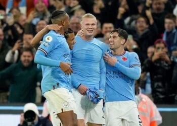 EPL: Haaland late show sends City top, Leeds win thriller