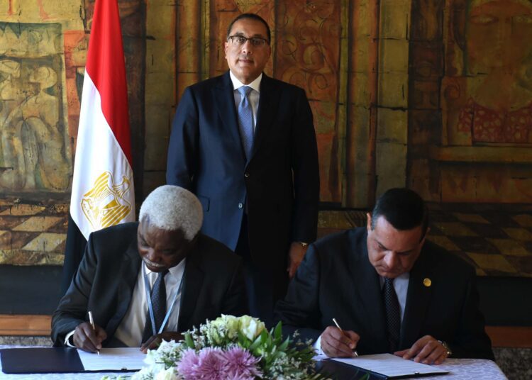 Prime Minister Moustafa Madbouli witnessed the inking of a memorandum of understanding on Egypt's hosting of the 10th round of Africities summit in 2025 in the presence of President of the United Cities and Local Governments (UCLG) organization Fatimetou Abdel Malick.