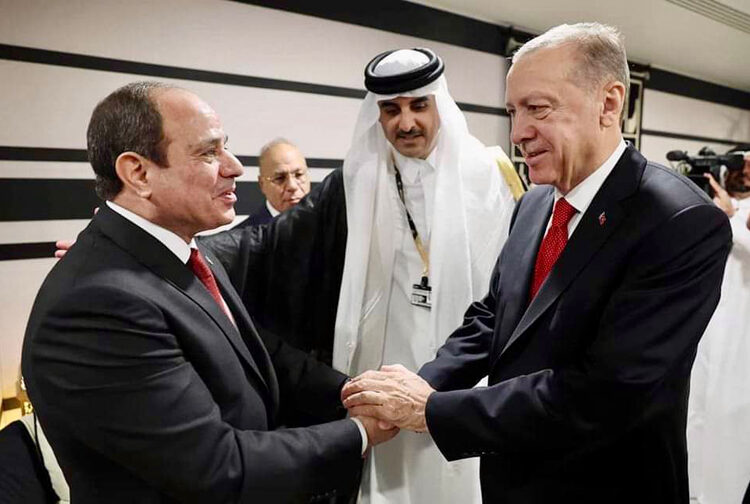 Egyptian, Turkish leaders agree to start development of bilateral ties   1 - Egyptian Gazette