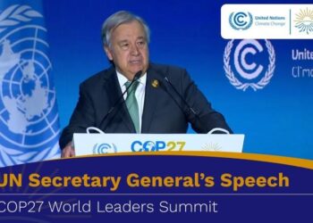 UN secretary general asserts importance of plugging emissions, finance, adaption data gaps