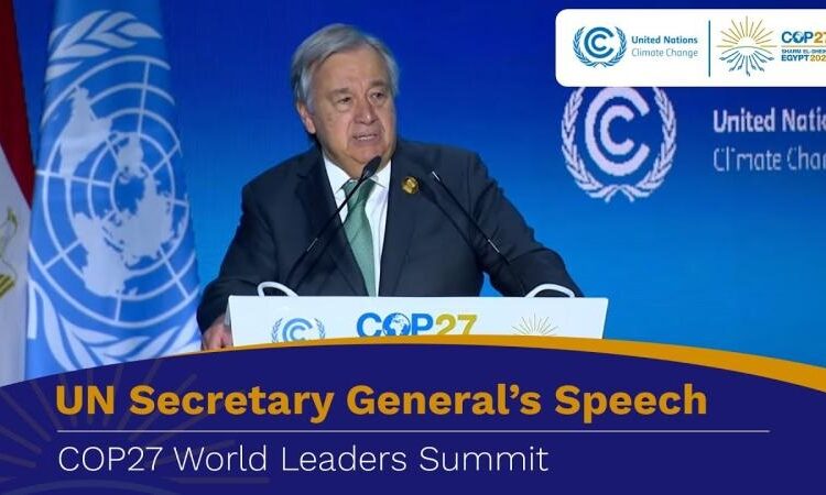 UN secretary general asserts importance of plugging emissions, finance, adaption data gaps 2 - Egyptian Gazette UN secretary general asserts importance of plugging emissions, finance, adaption data gaps 1 - Egyptian Gazette