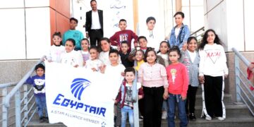 EgyptAir organises entertainment trip for Ahl Masr Hospital children