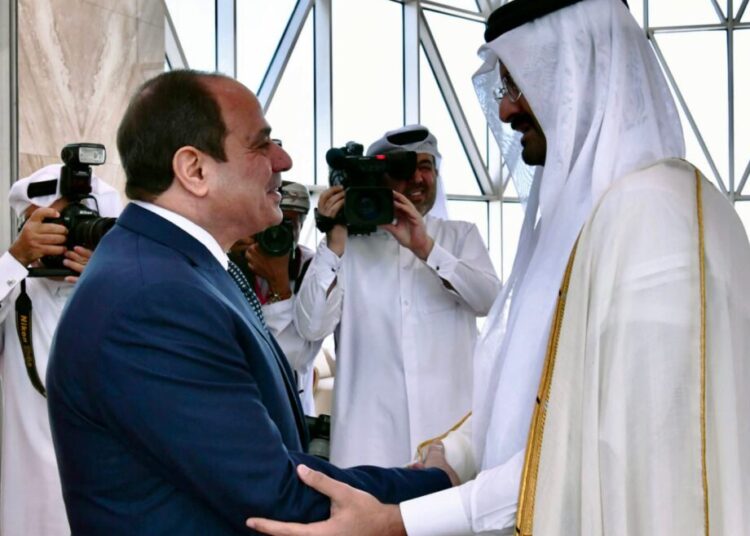 Sisi arrives to Doha for FIFA World Cup 2022 opening 1 - Egyptian Gazette