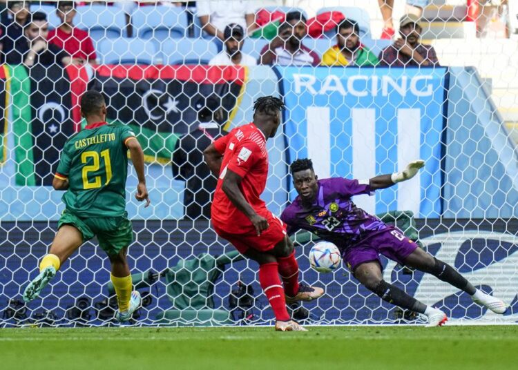 Embolo scores, Switzerland beat Cameroon 1-0 at World Cup 1 - Egyptian Gazette