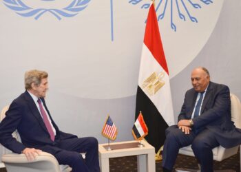 Shoukri, Kerry review progress of COP27 agenda