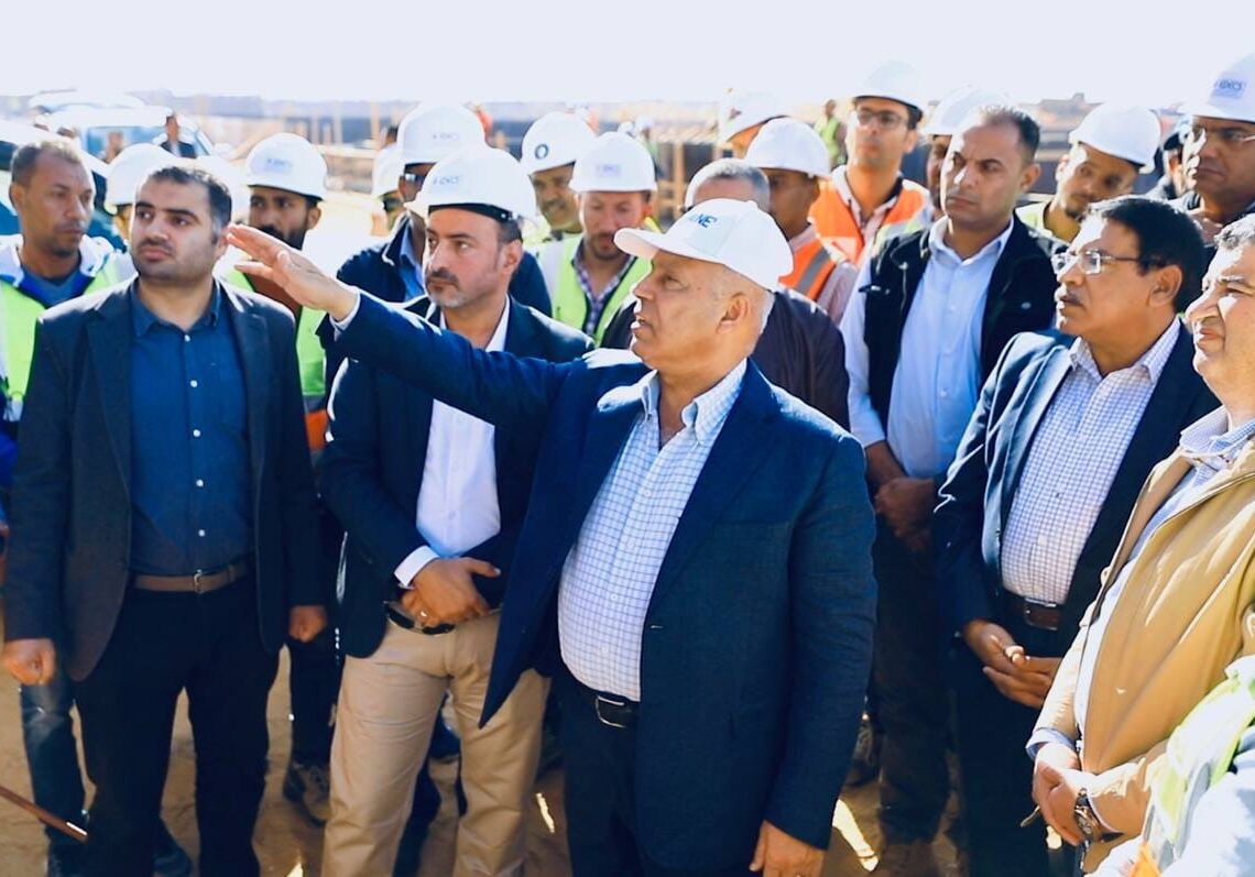 Egypt's Minister of Transport Kamel el Wazir inspected works at the second line of the train network that links Cairo in the north with Aswan’s Abu Simbel in the south.