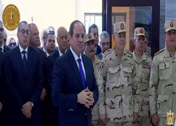 Sisi tours factories, energy generation station in Abu Rawash