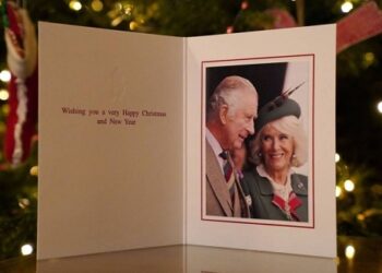 King Charles releases photo for first Christmas card as monarch