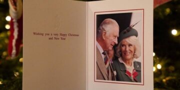 King Charles releases photo for first Christmas card as monarch