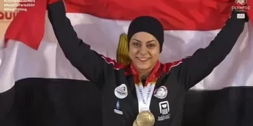 Weightlifter Sara Samir snatches three gold medals at World Championships