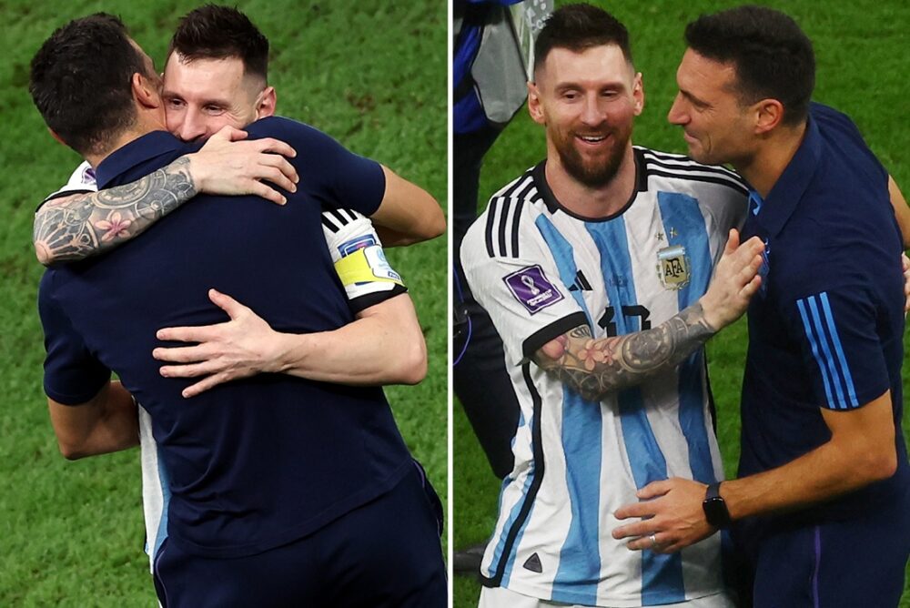 Fans spot Lionel Messi wore different shirt immediately after lifting World  Cup following Argentina's win over France