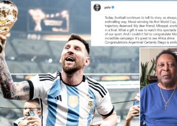 Pele congratulates Messi and Mbappe after World Cup final