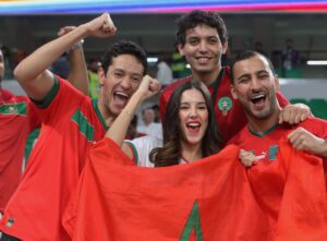 Moroccans celebrate World Cup victory over Portugal 4 - Egyptian Gazette