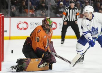 McBain scores 2 late goals, Coyotes stun Leafs 6-3