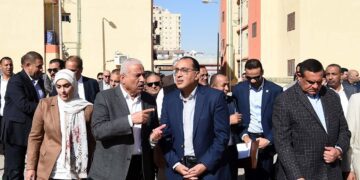 PM inspects Masaken Nasser urban development project in Suez 1 - Egyptian Gazette PM inspects Masaken Nasser urban development project in Suez