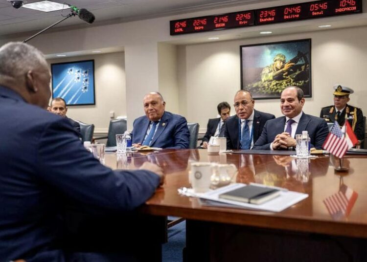 Sisi meets US defense secretary at Pentagon headquarters 1 - Egyptian Gazette