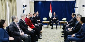 President Sisi receives US national security adviser