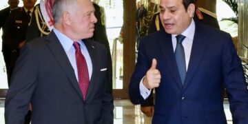 Sisi praises constant development in Egyptian-Jordanian ties 1 - Egyptian Gazette Sisi praises constant development in Egyptian-Jordanian ties