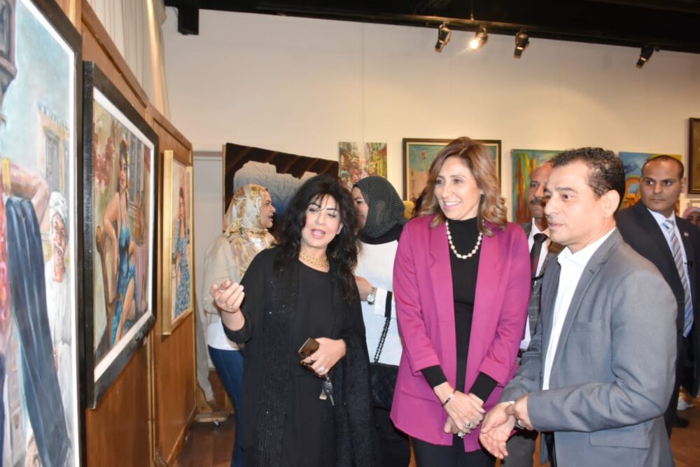 Nobel laureate exhibition opens 3 - Egyptian Gazette Nobel laureate exhibition opens 2 - Egyptian Gazette