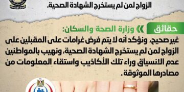 Gov't denies imposing fines on not issuing pre-marriage medical certificates 1 - Egyptian Gazette Gov’t denies imposing fines on not issuing pre-marriage medical certificates