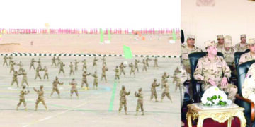 CoS attends practical drill on small tactics, skills