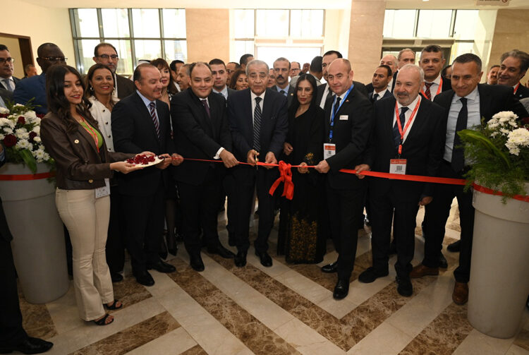 Minister of Supply and Home Trade Ali el-Meselhi and Minister of Trade and Industry Ahmed Samir opening the 7th Food Africa 2022 exhibition on Monday.