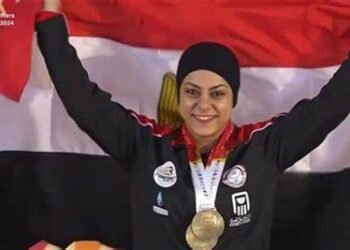 Sports min congratulates Sarah Samir over winning 3 gold medals at Colombia’s Lifting World Championships